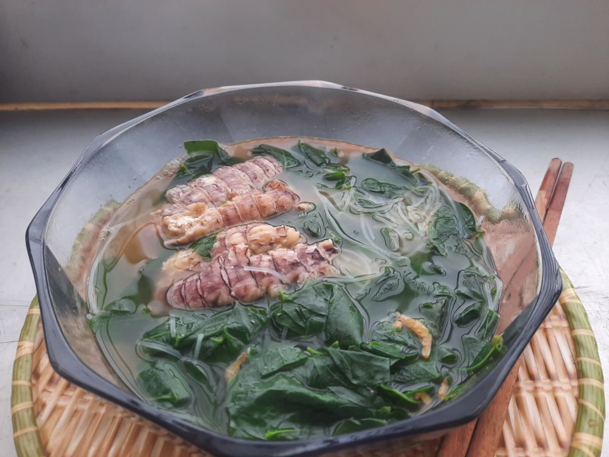 Bún bề bề rau ngót
