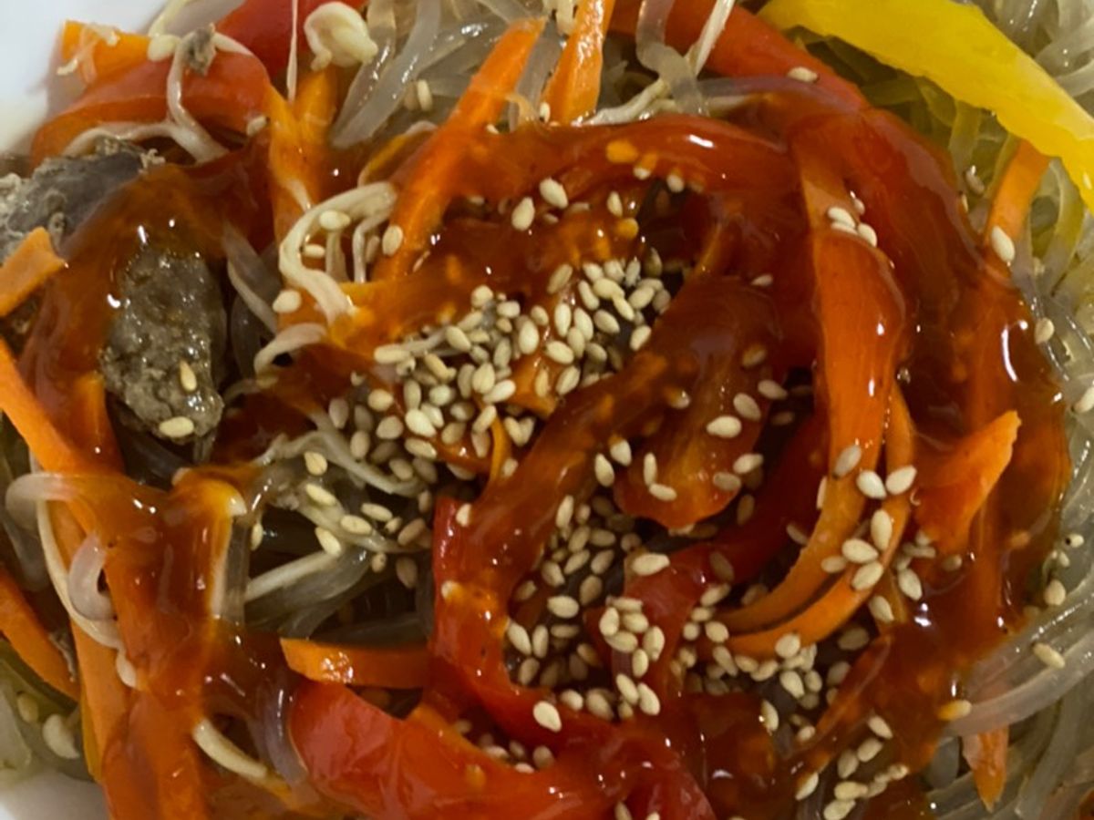 Miến xào rau củ