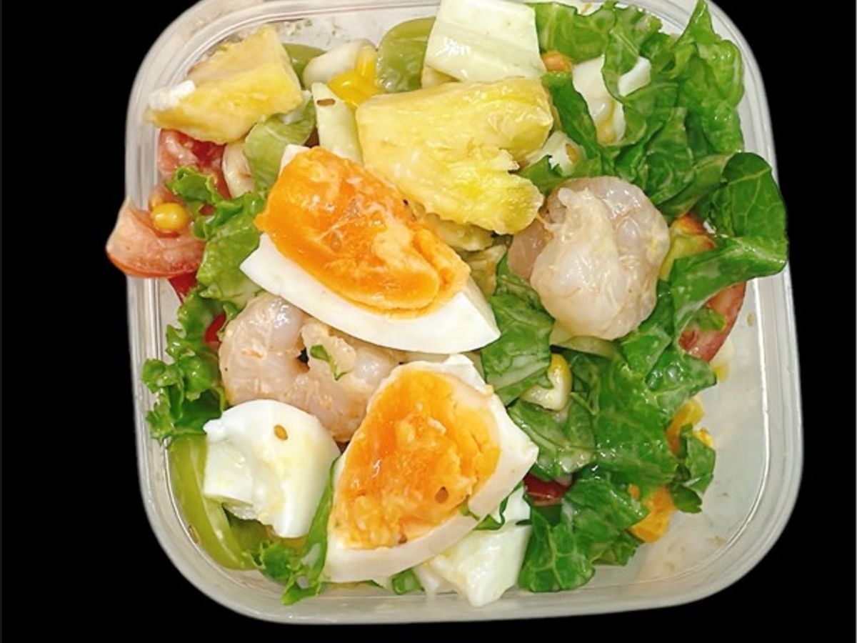 Salad tôm bóc nõn - #healthy