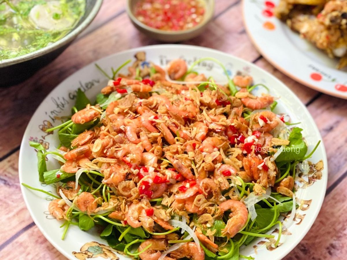 Gỏi Rau Má Tôm Đất