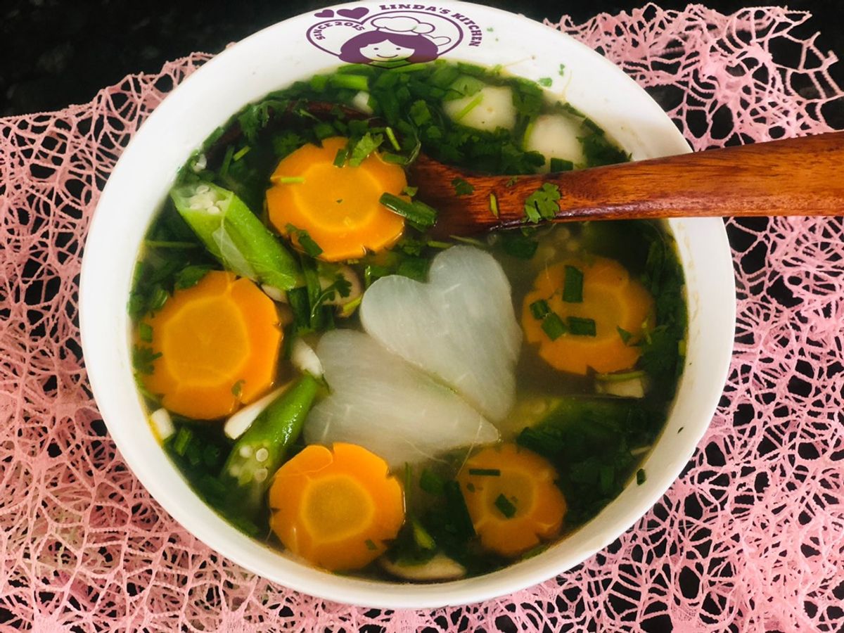 Canh rau củ quả chay