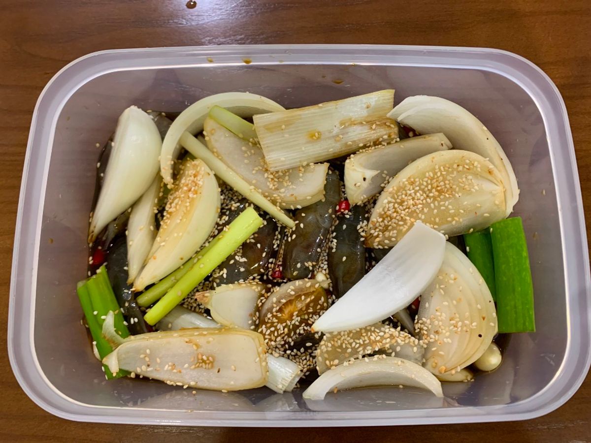 Tôm ngâm tương Hàn Quốc