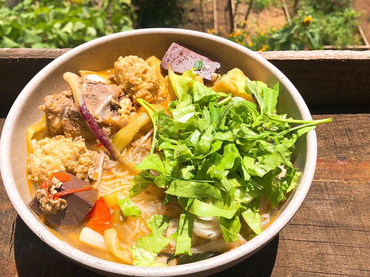 Bún riêu cua ngày mưa Đà lạt