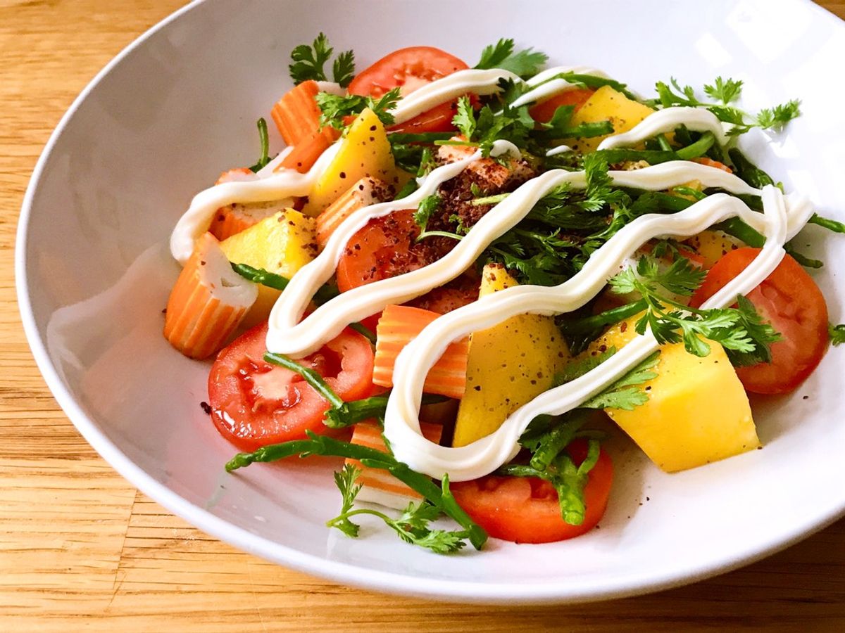 Salad Xoài, Cà Chua & Thanh Cua