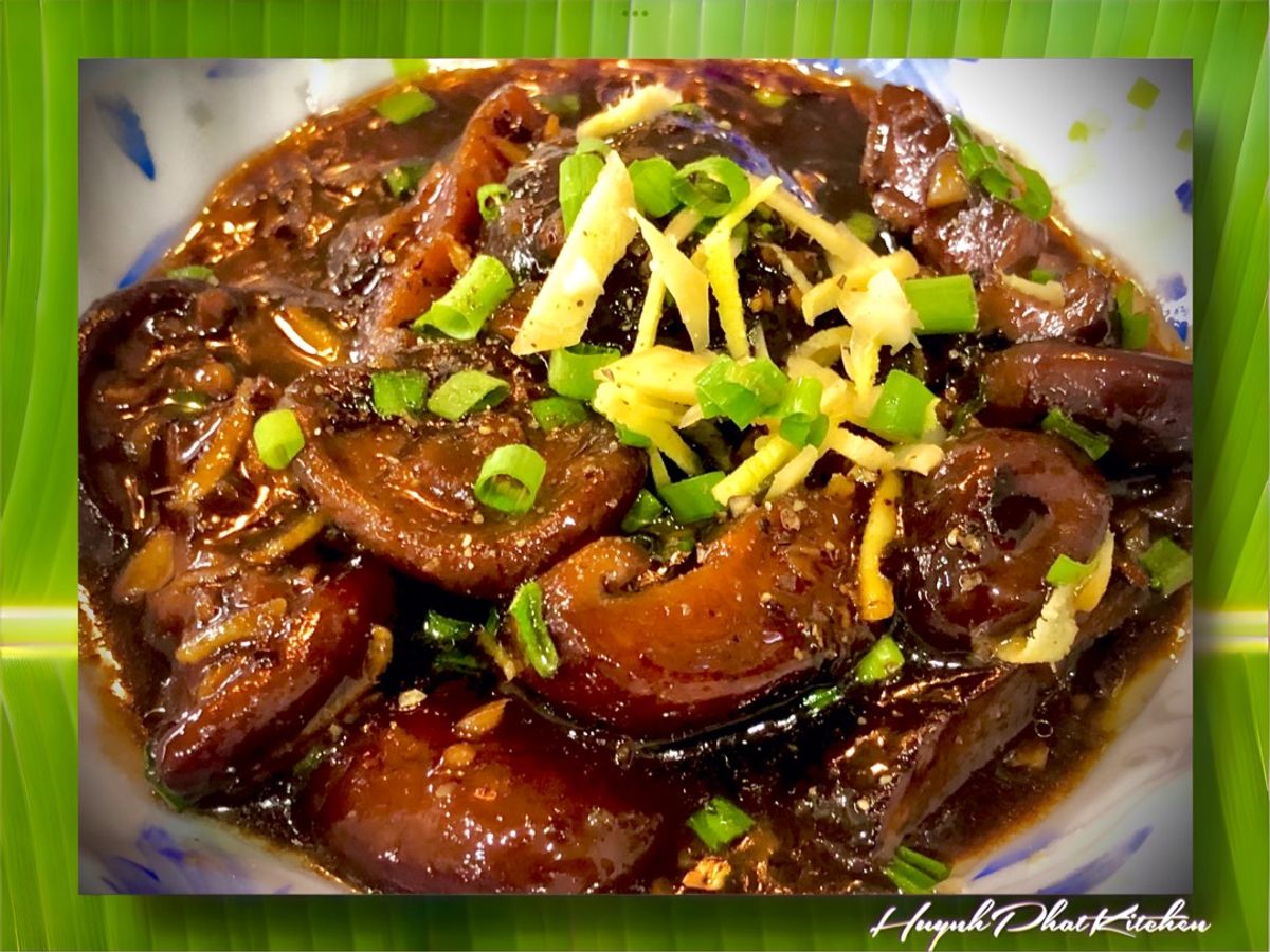 Nấm Đông Cô Sốt Tàu Xì