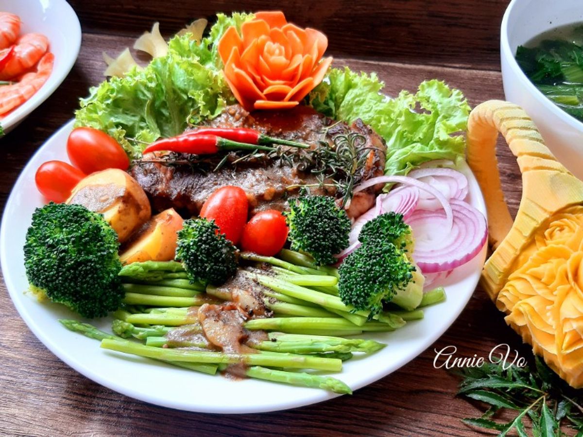 Steak bò sốt phomai