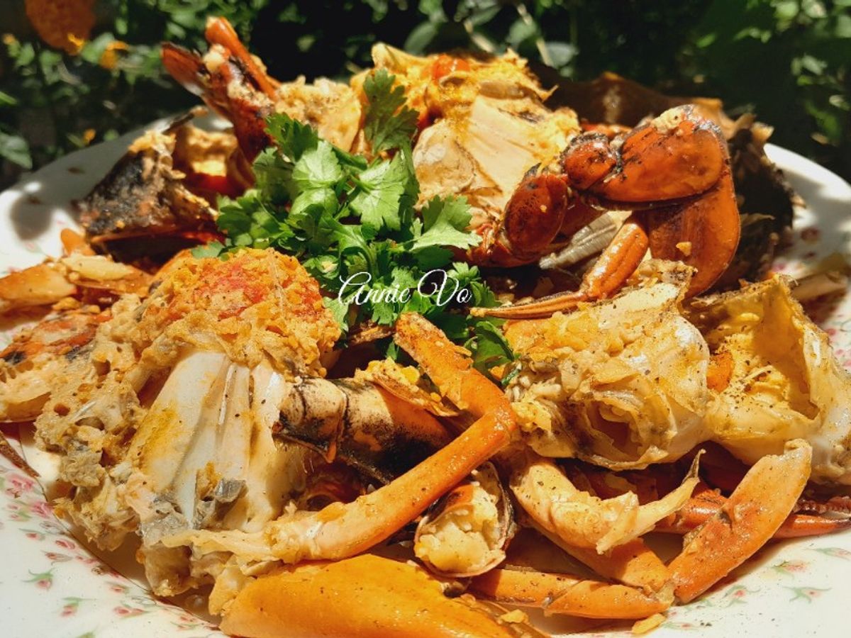 Cua xào tỏi