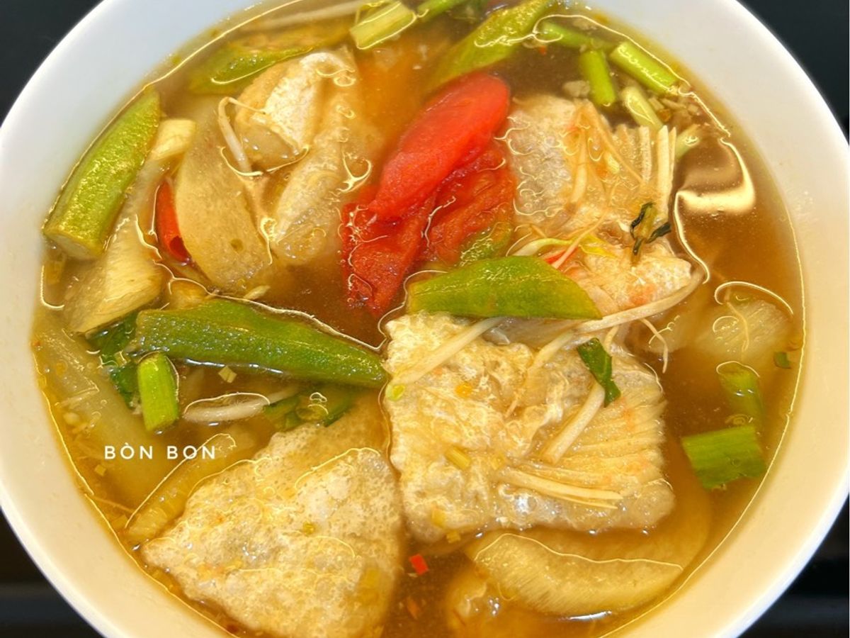 Canh Chua Khô Ức Cá Basa