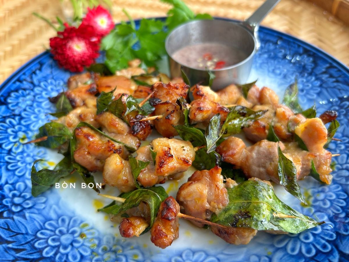 Thịt Ba Chỉ Nướng Lá Mắc Mật