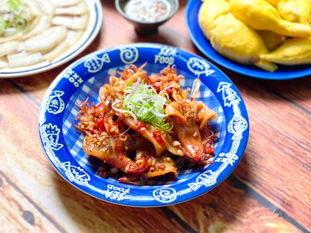 Mực Ướp Gia Vị Ram Tỏi Ớt