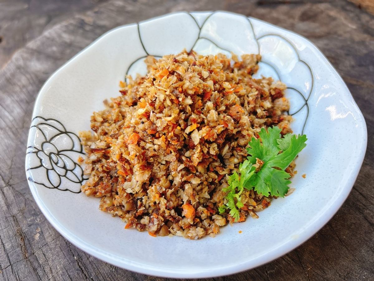 Ngưu bàng và nấm đảo bông