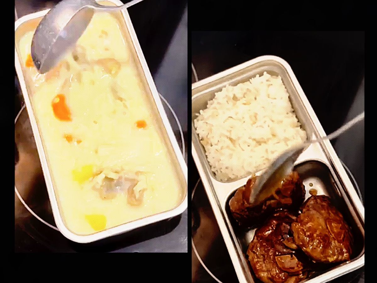 Cơm nhà 10 - cơm buger bò xốt teriyaki, canh gà rau củ nấu sữa