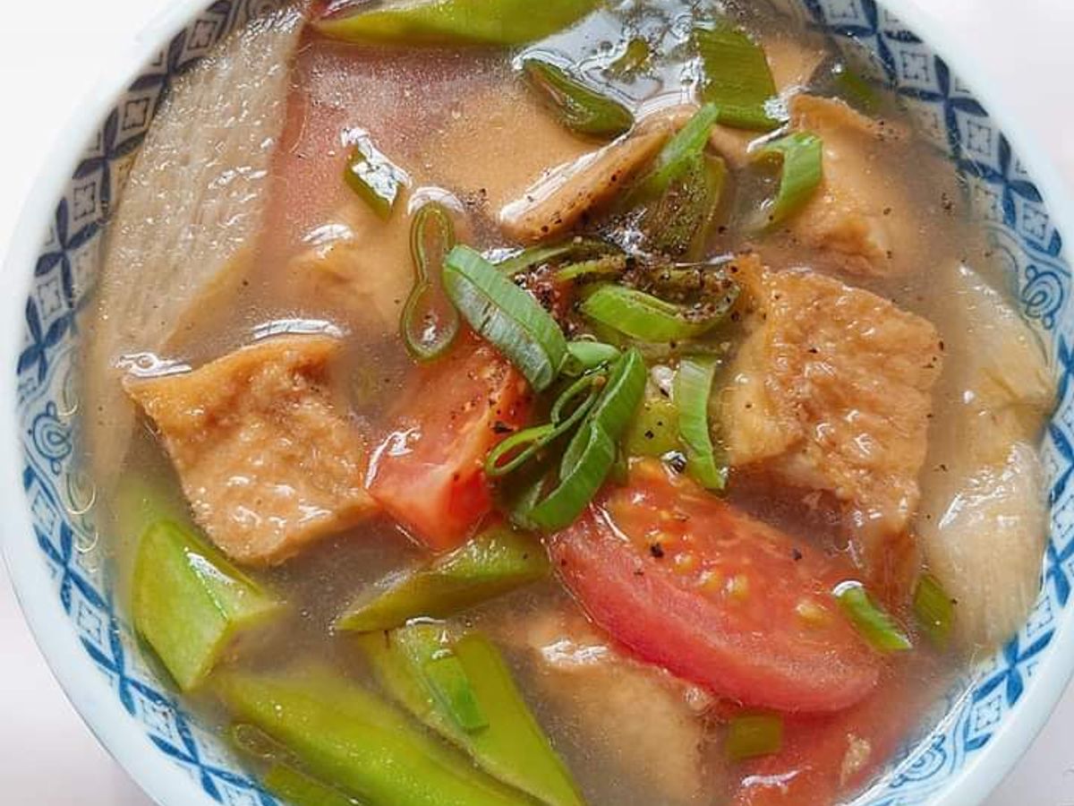 Canh chua đậu hủ chay