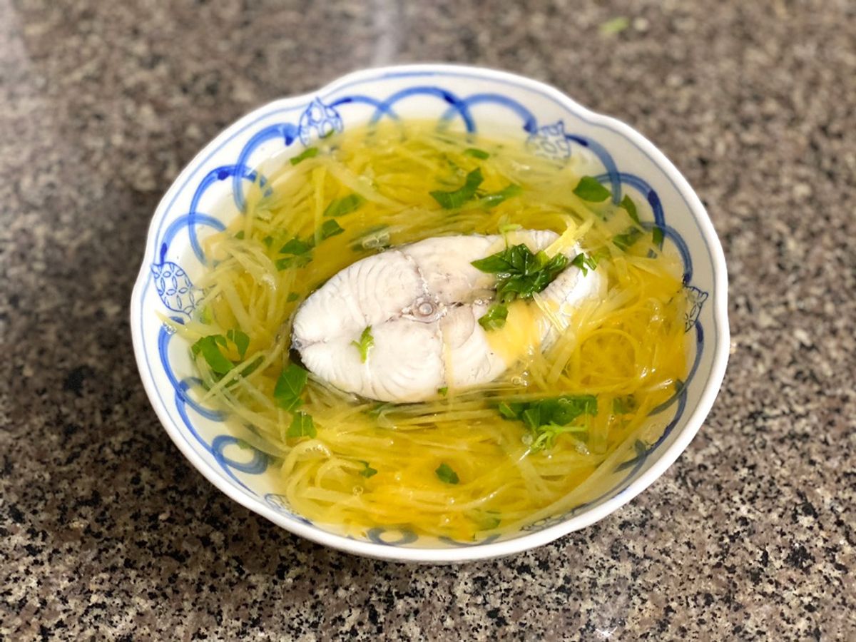 Canh Đu Đủ Nấu Cá Thu