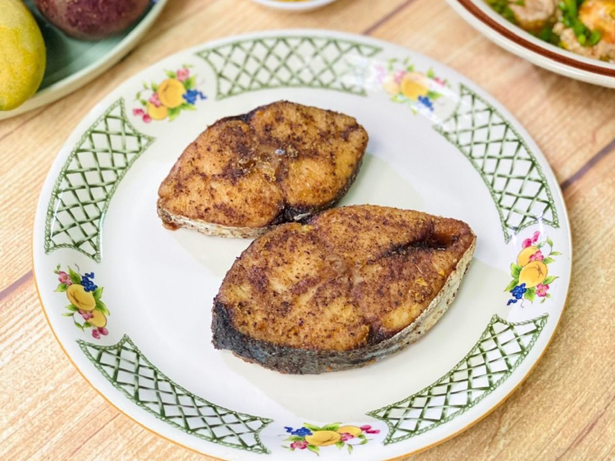 Cá Thu Muối Sư Chiên