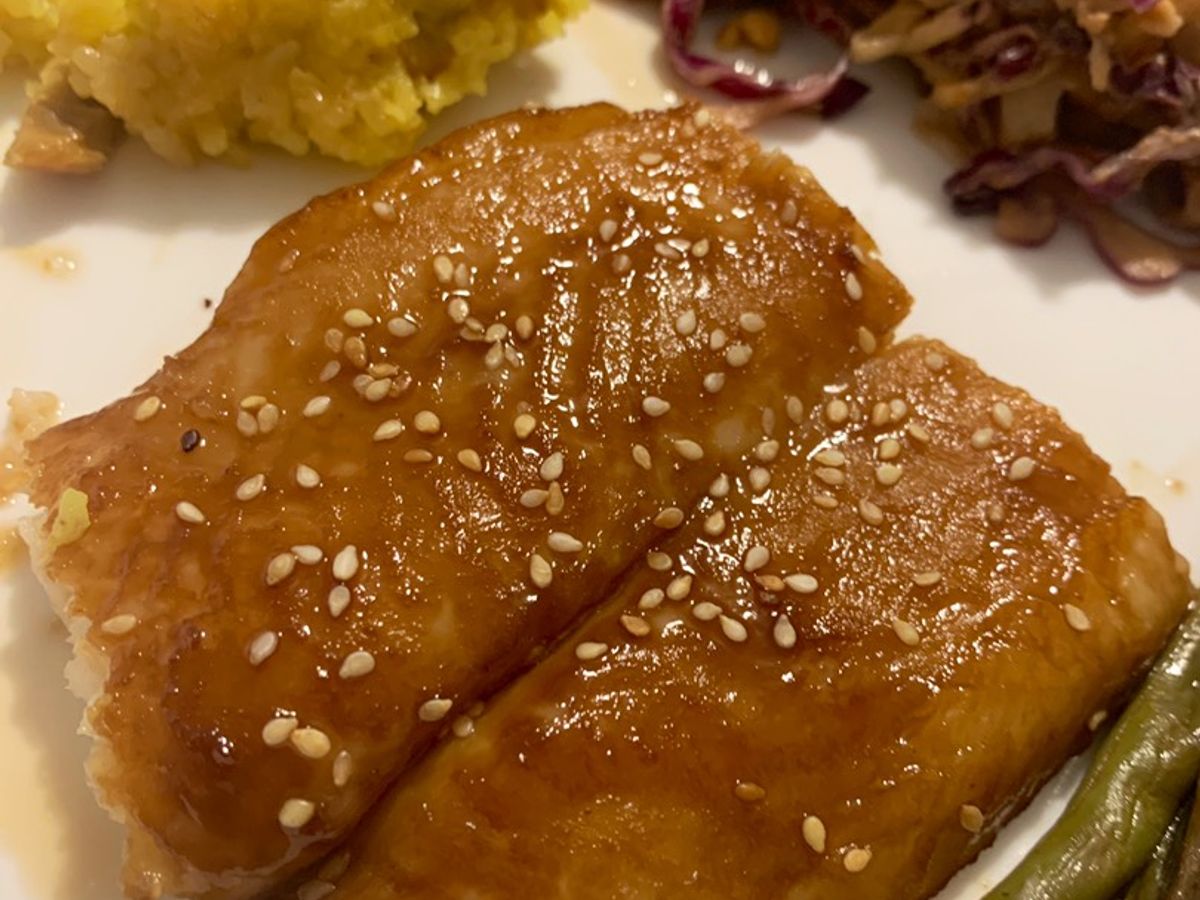 Cá Rô Phi Nướng sốt Teriyaki - Grilled Tilapia in Teriyaki Sauce