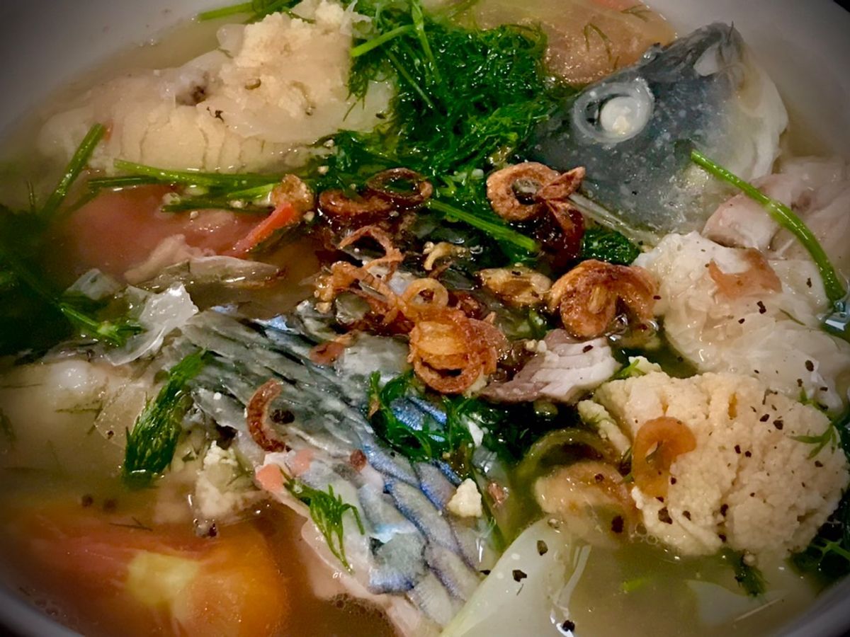 Cá Chép Nấu Riêu