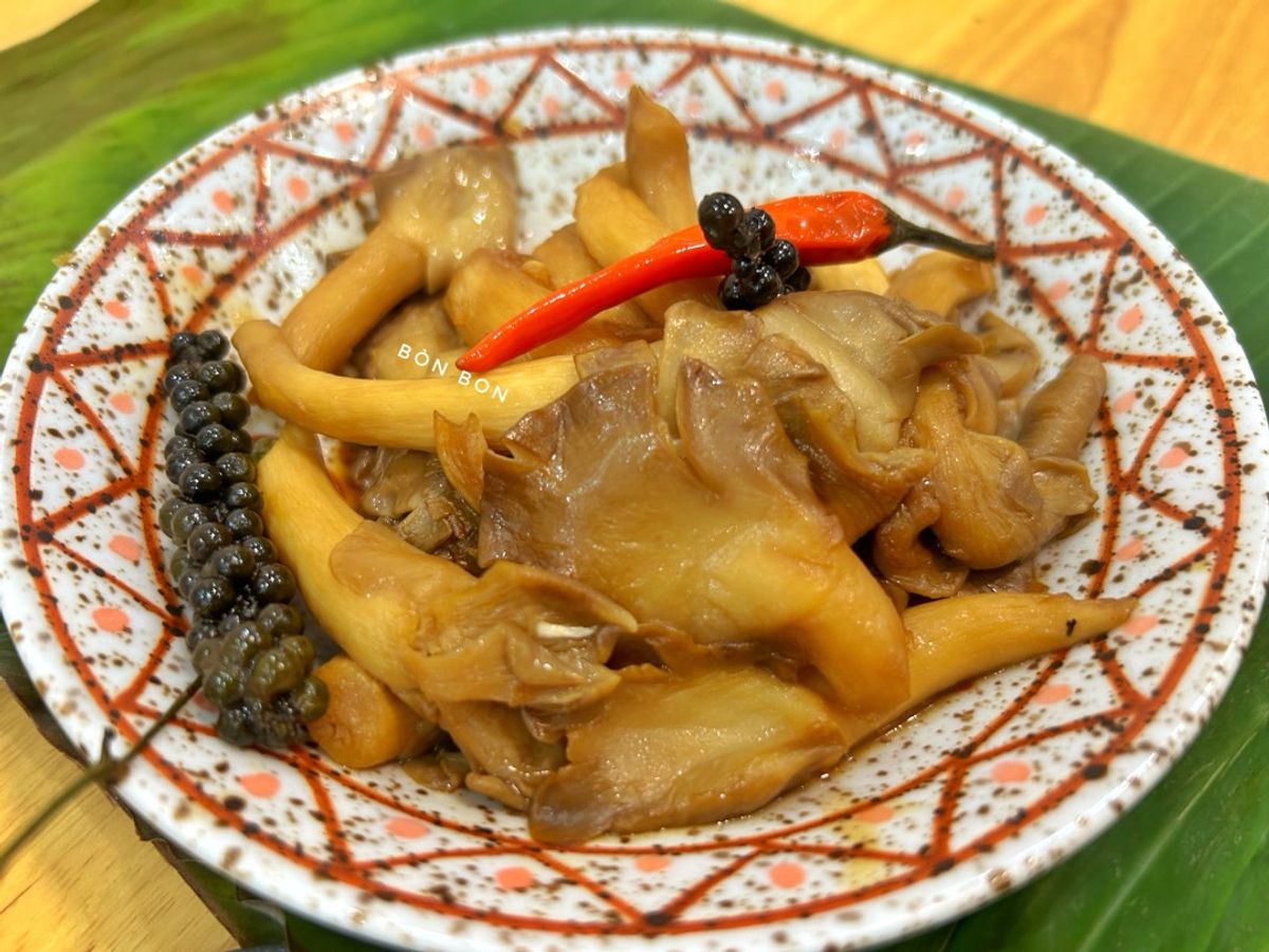Nấm Bào Ngư Kho Nước Tương Chay