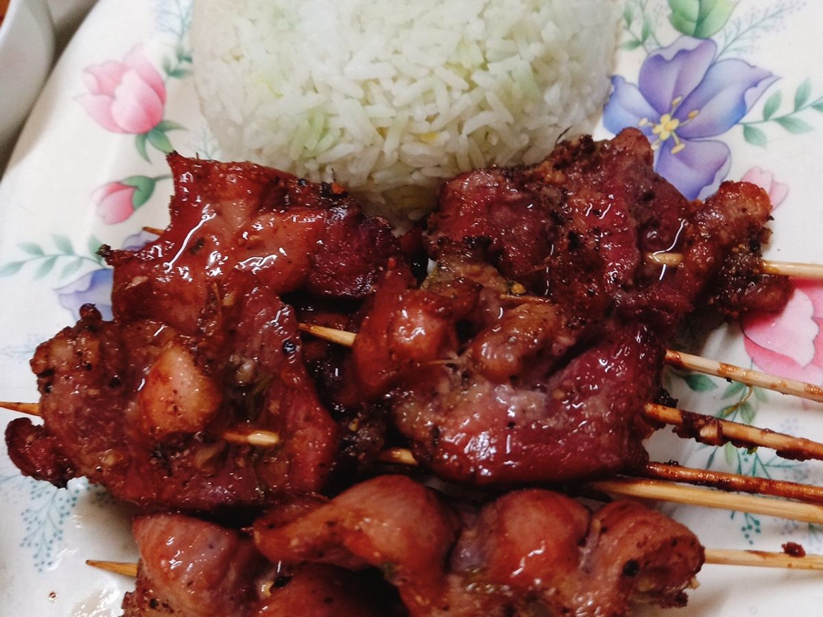 Thịt xiên nướng Thái Lan (Moo Ping)