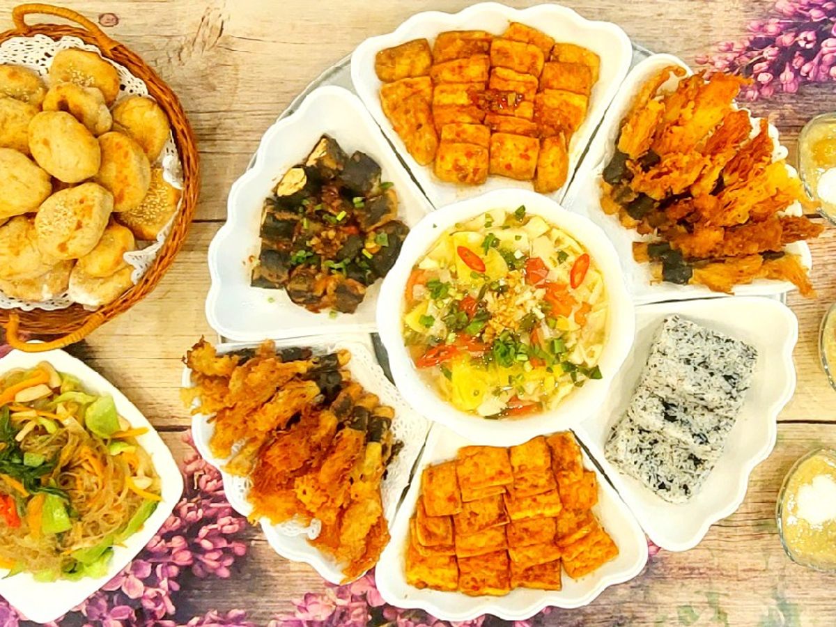 Mâm cơm gia đình #40: cơm chay cho ngày Vu Lan
