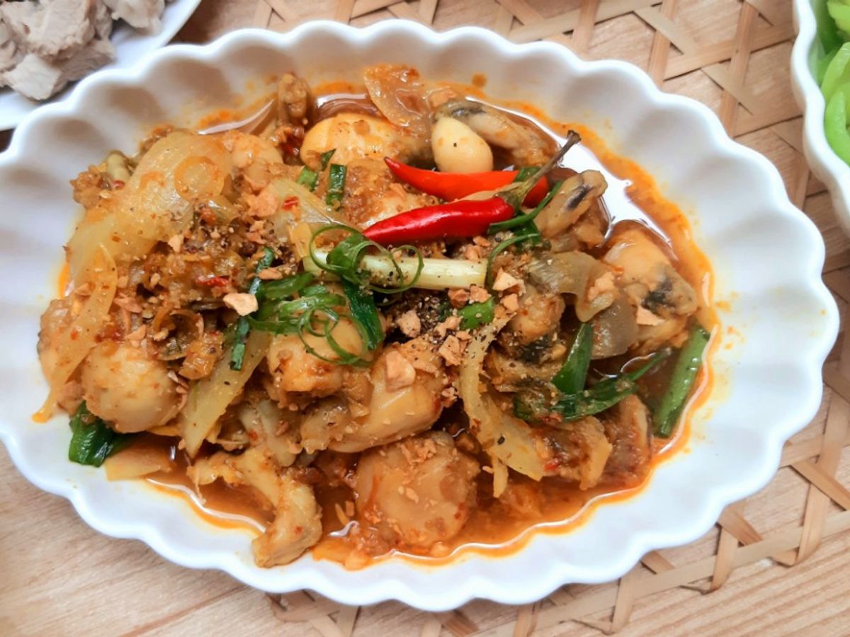Ếch xào hành tây