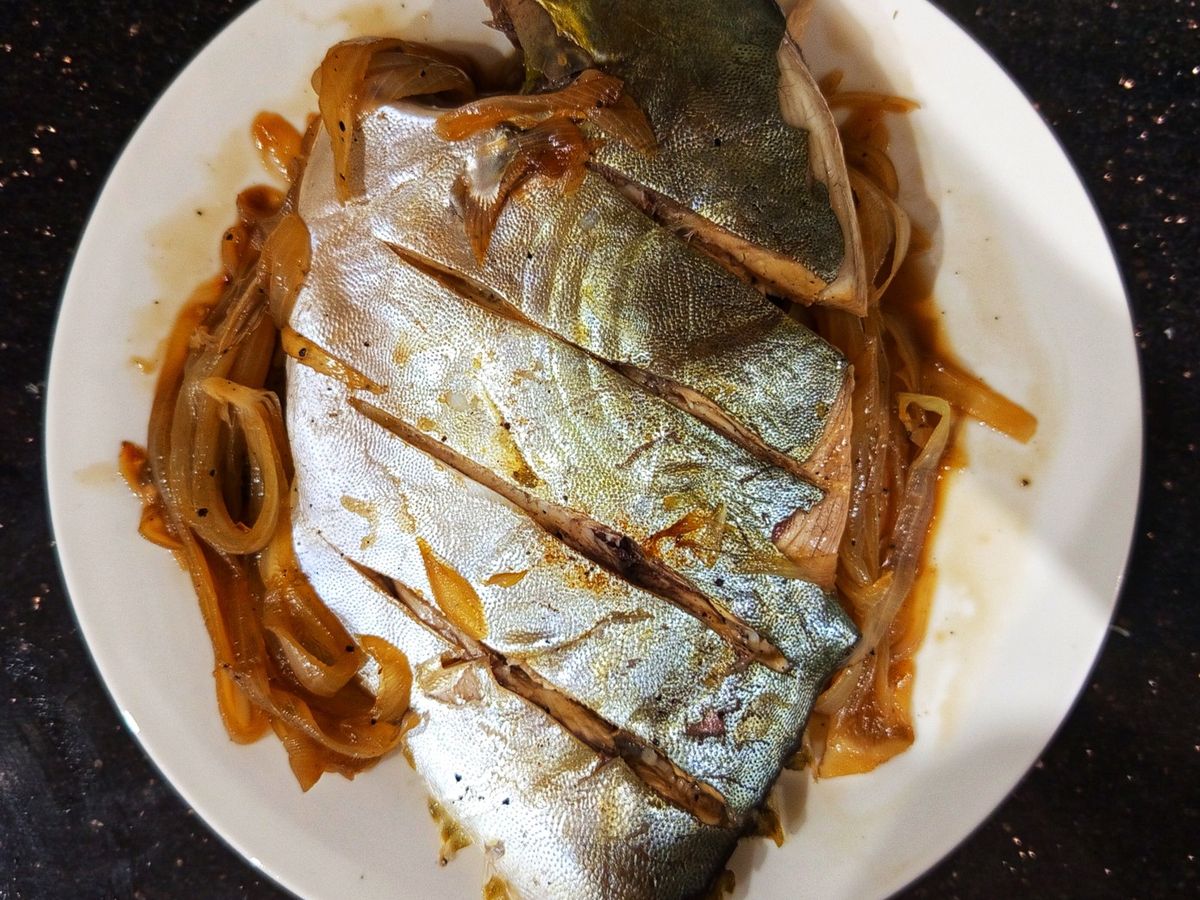 Cá chim hấp xì dầu