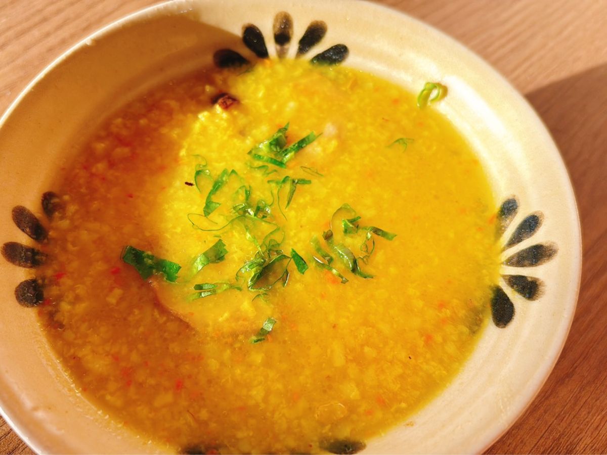 Cháo nấm nghệ