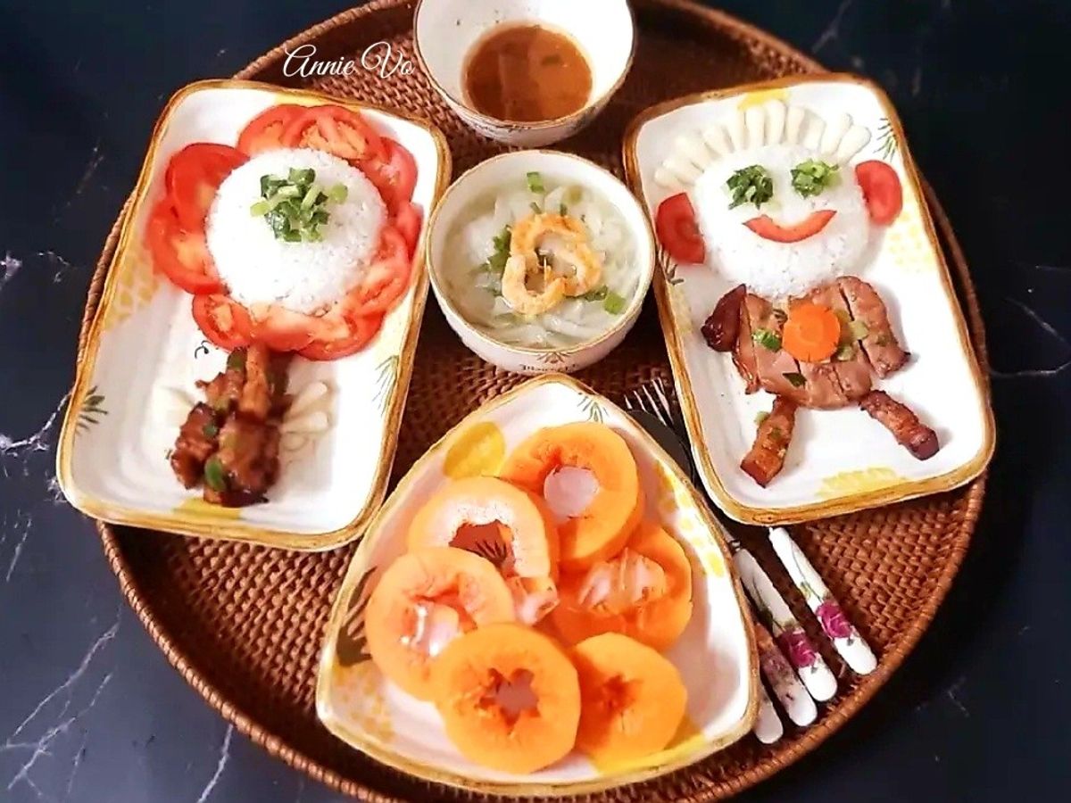 Cơm thịt nướng vui nhộn