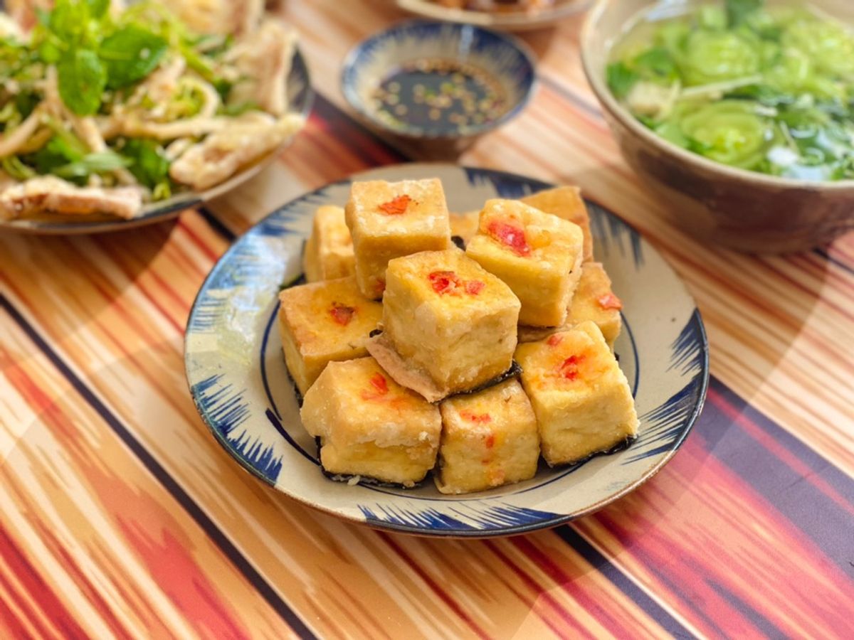 Đậu Hũ Muối Ớt Chiên Rong Biển