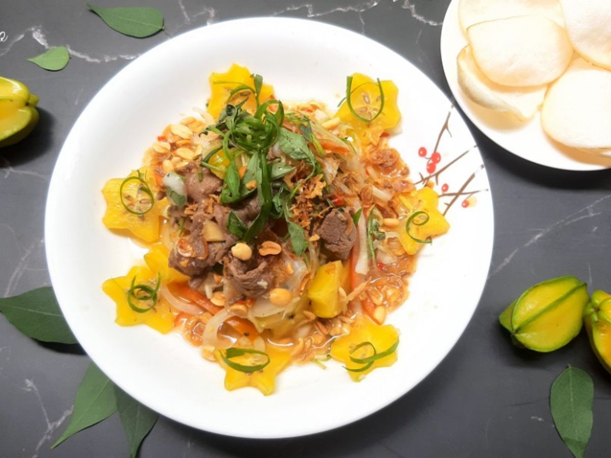 Gỏi khế trộn bò