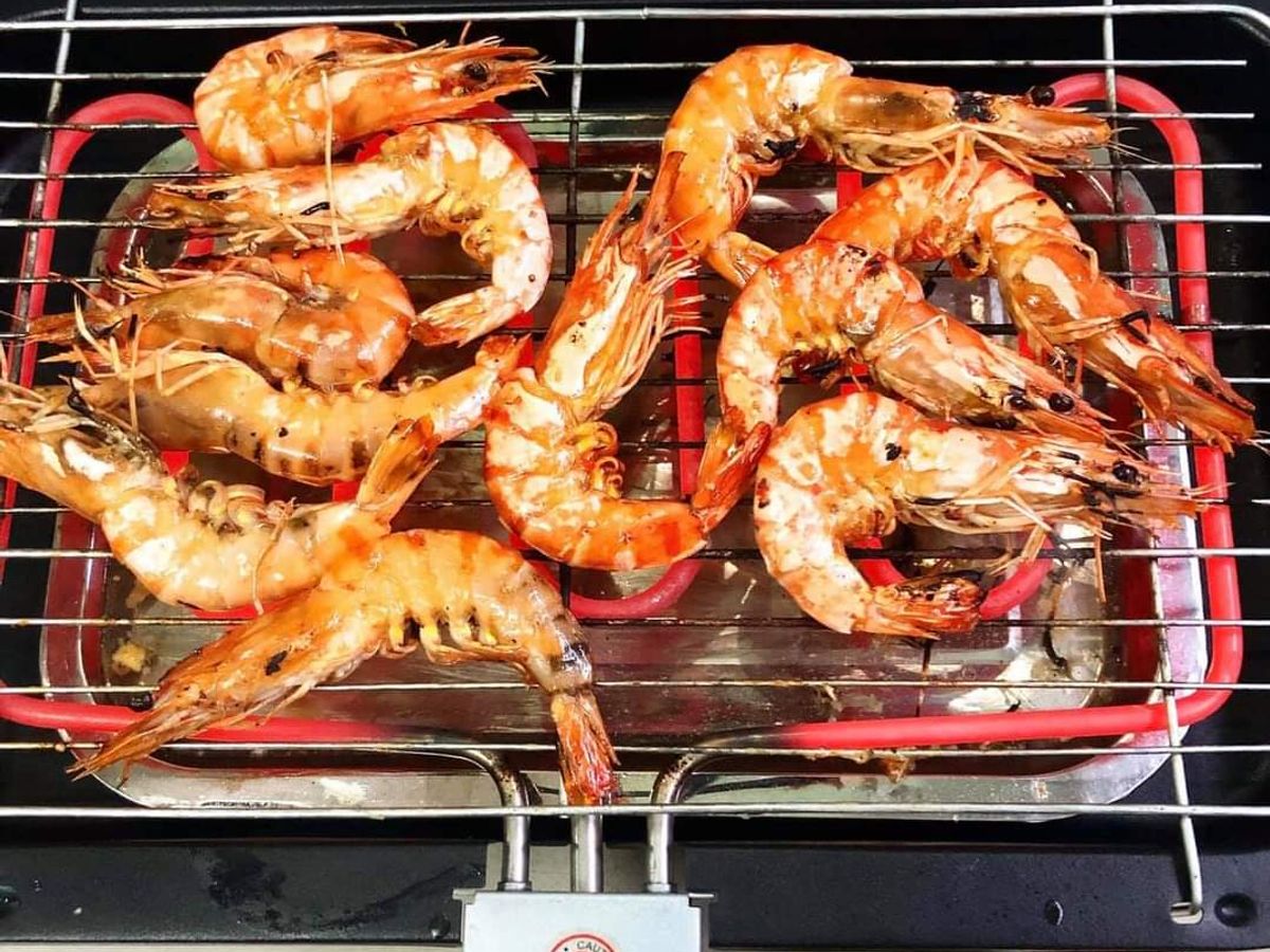 Tôm sú nướng muối ớt
