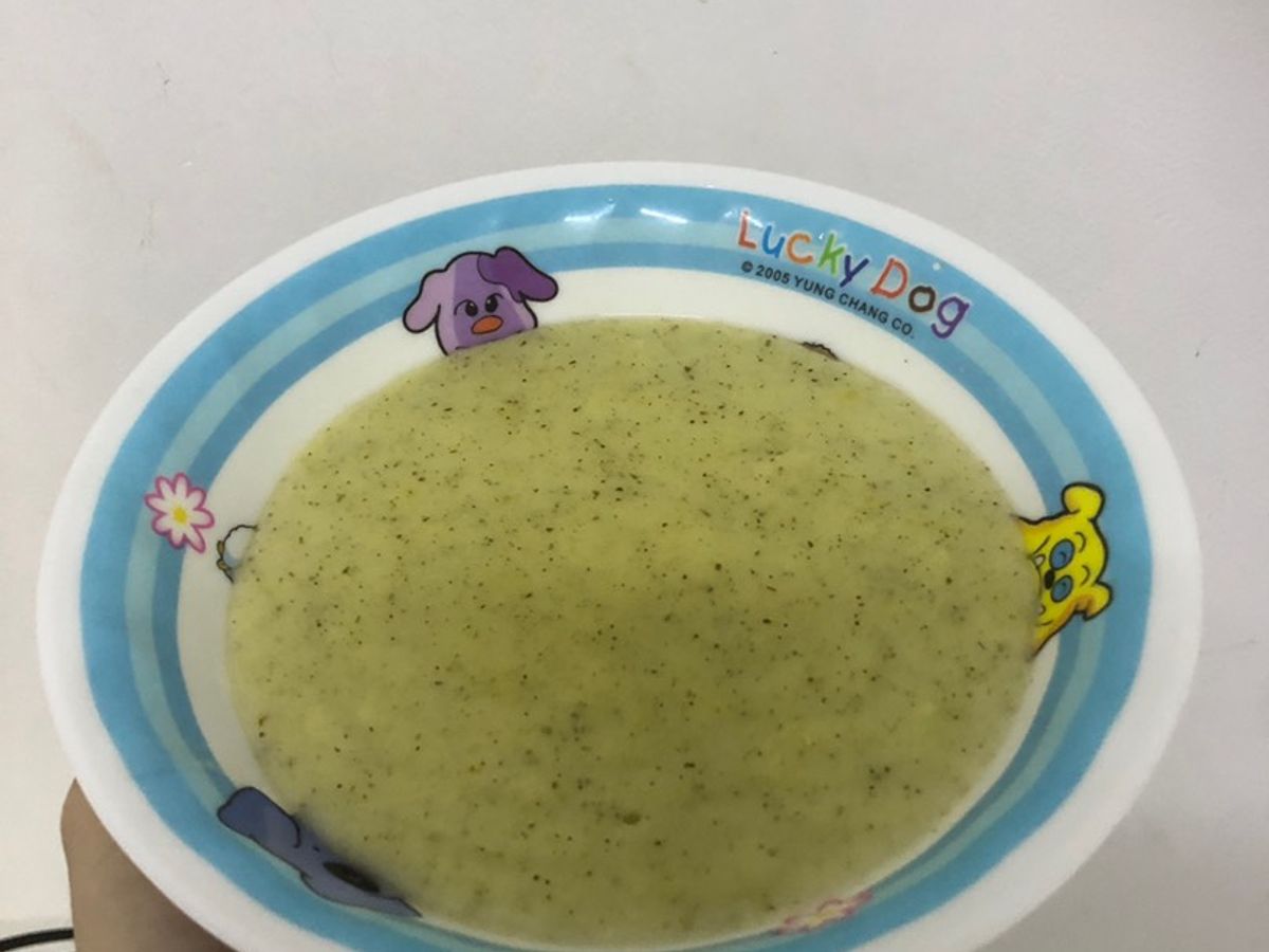 Soup khoai tây yến mạch rau chùm ngây