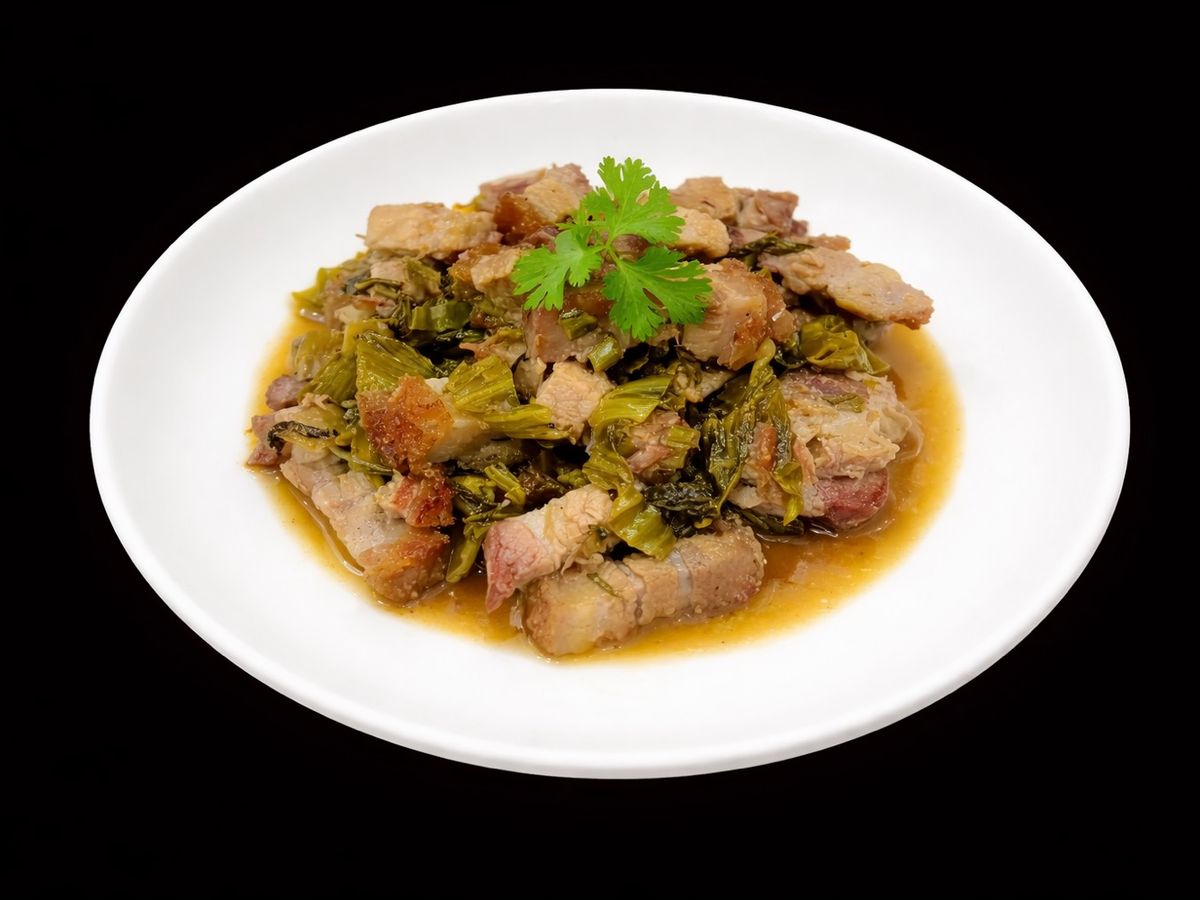 SP.0673 - Heo Quay Xào Cải Chua