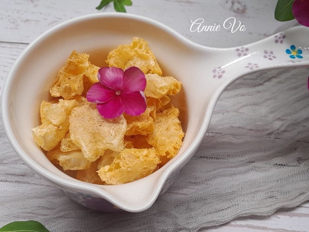 Bóng bì chiên giòn lắc muối tôm nhuyễn