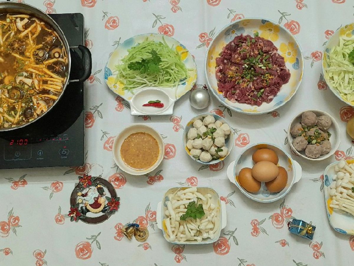 Lẩu Thái với các loại nấm