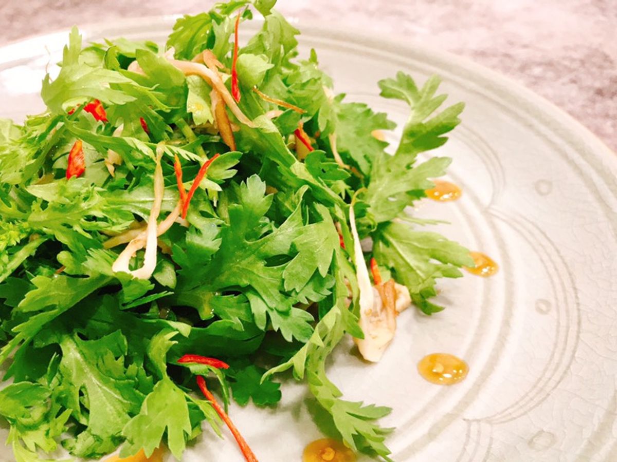 Rau tần ô trộn