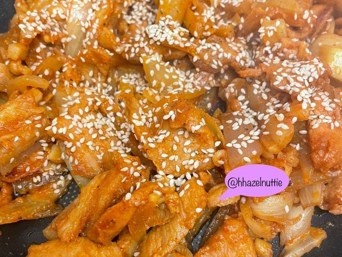 Thịt heo xào kiểu Hàn
