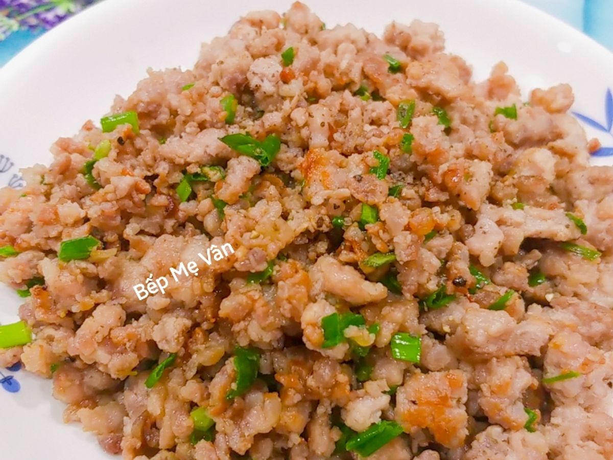 Thịt băm rang mặn ngọt