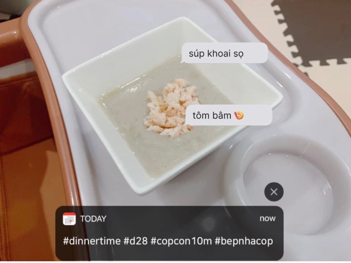 Súp tôm 🍤 khoai sọ