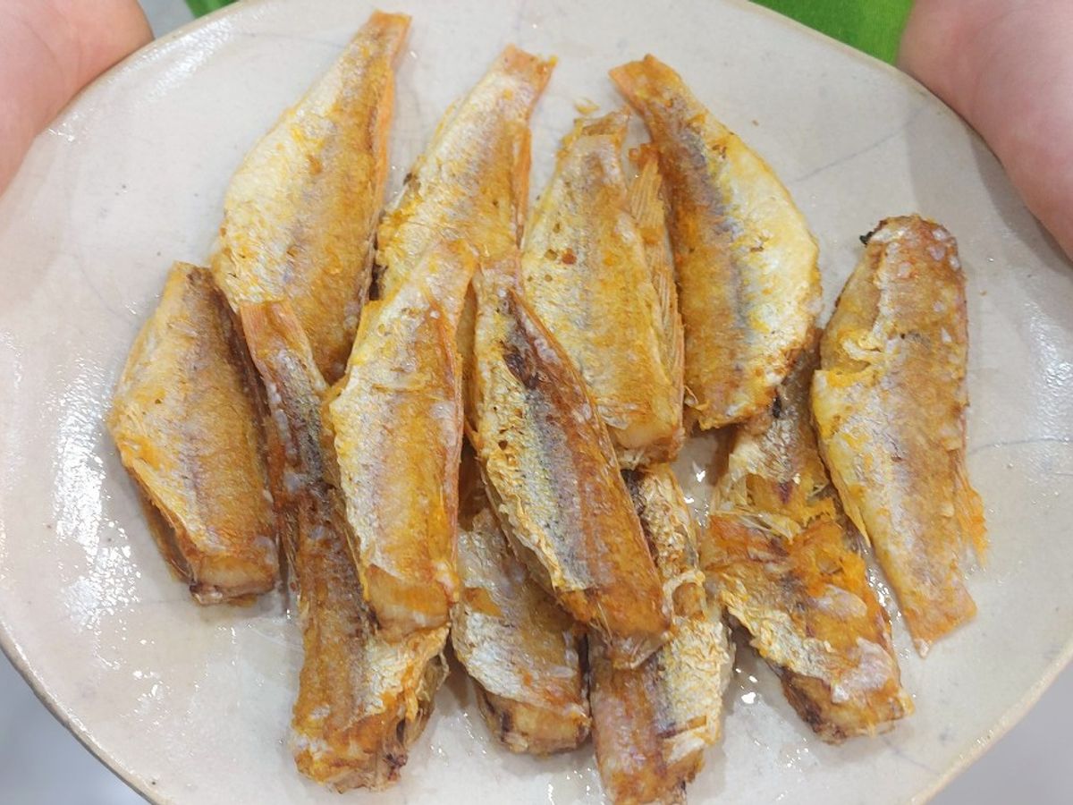Cá phèn hồng chiên