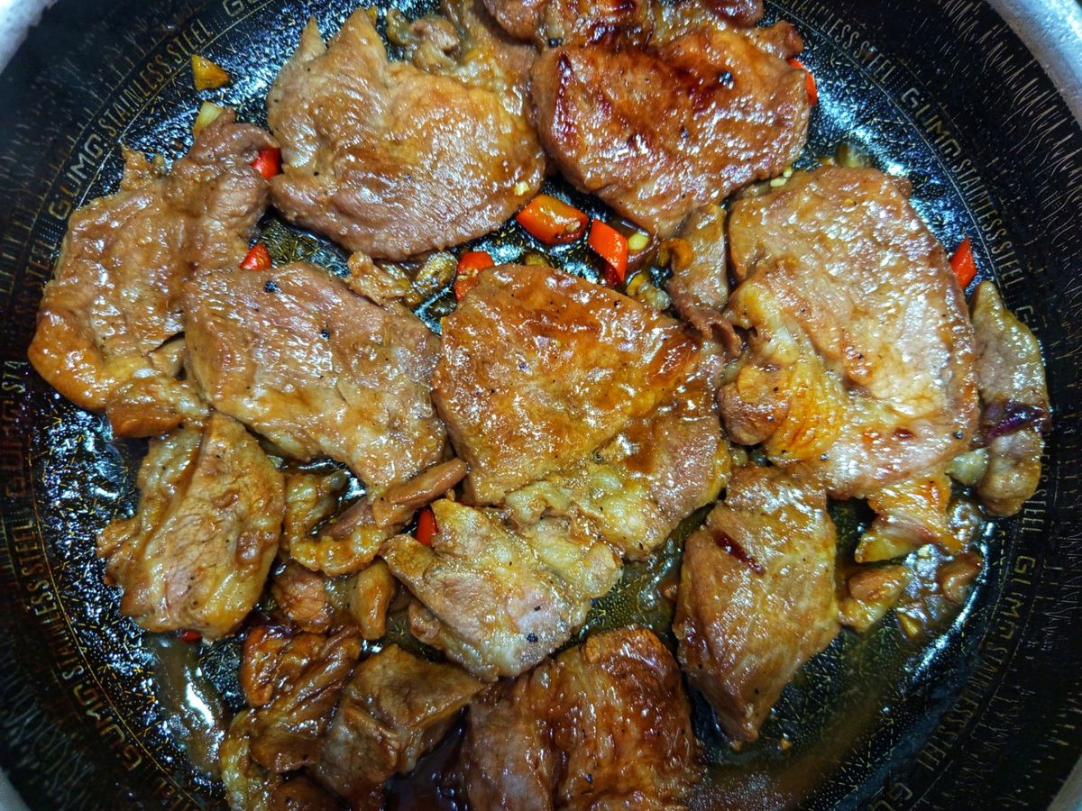 Thịt ram mặn ngọt