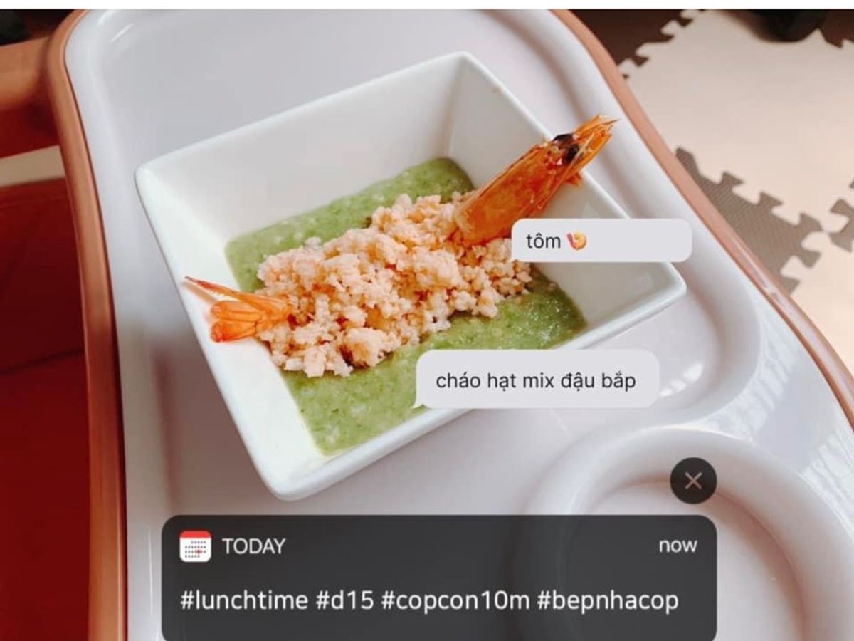 Cháo tôm 🍤 đậu bắp
