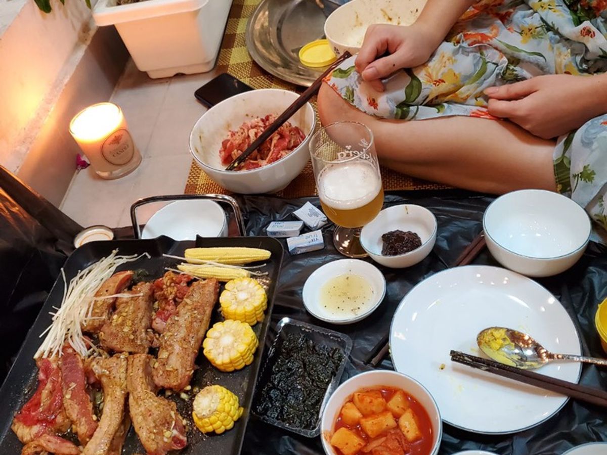 Nướng BBQ tại nhà (mâm cơm nhỏ của Trang 20)