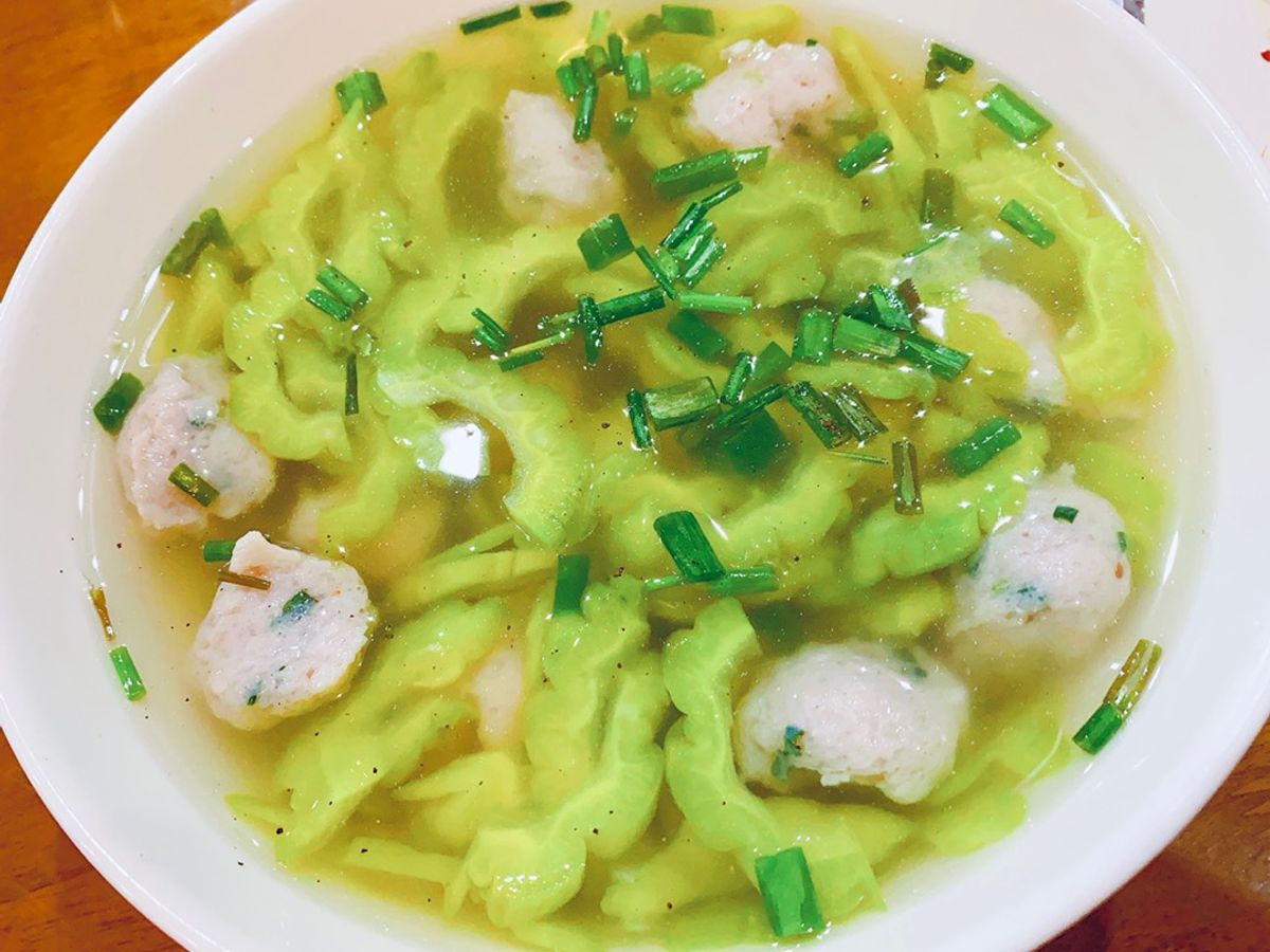 Canh khổ qua cá thác lác 🥰