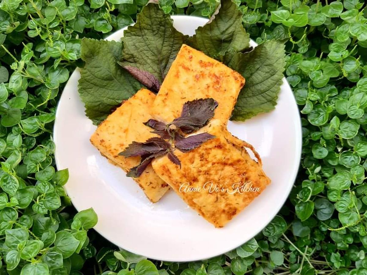 Đậu hũ chiên sả