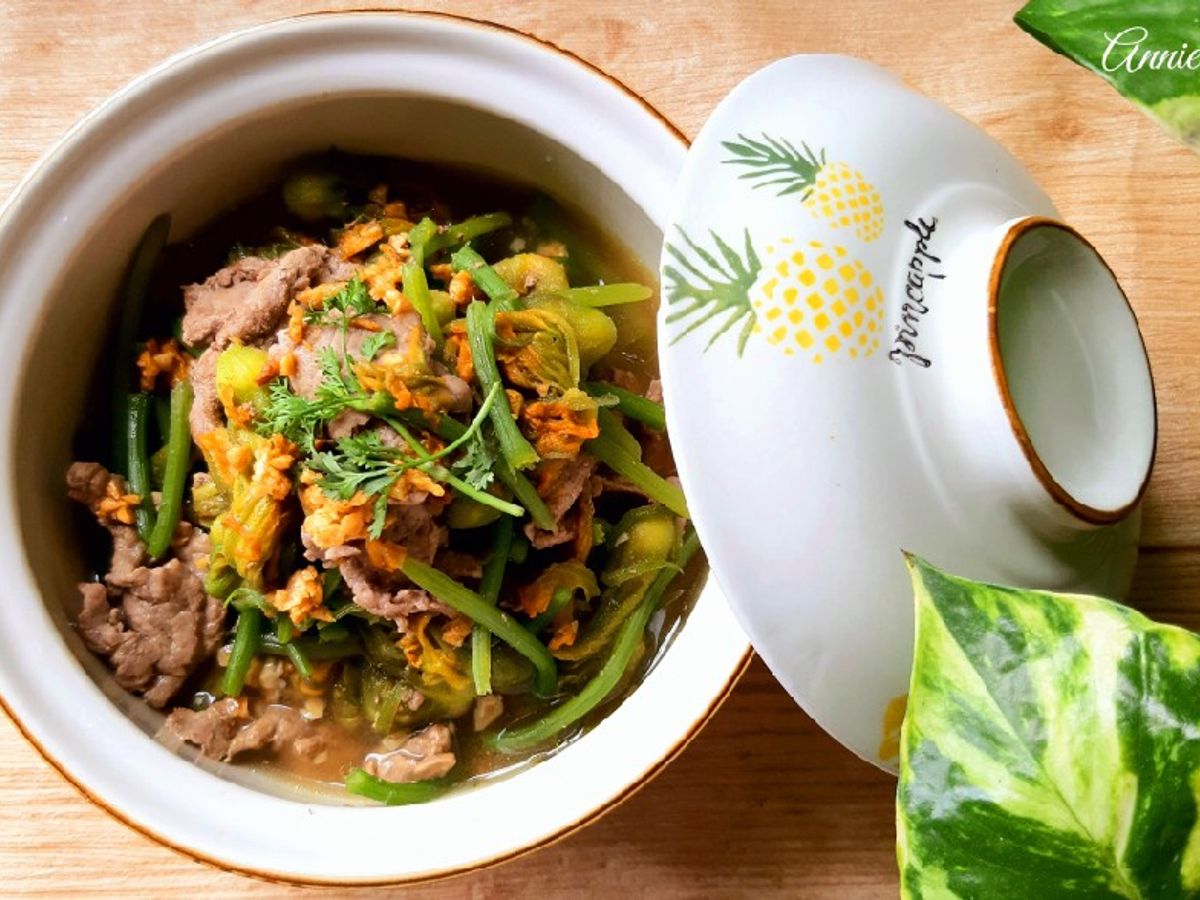 Bò xào bông bí