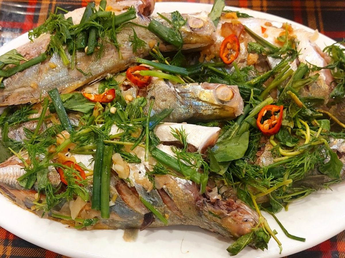 Cá nục hấp