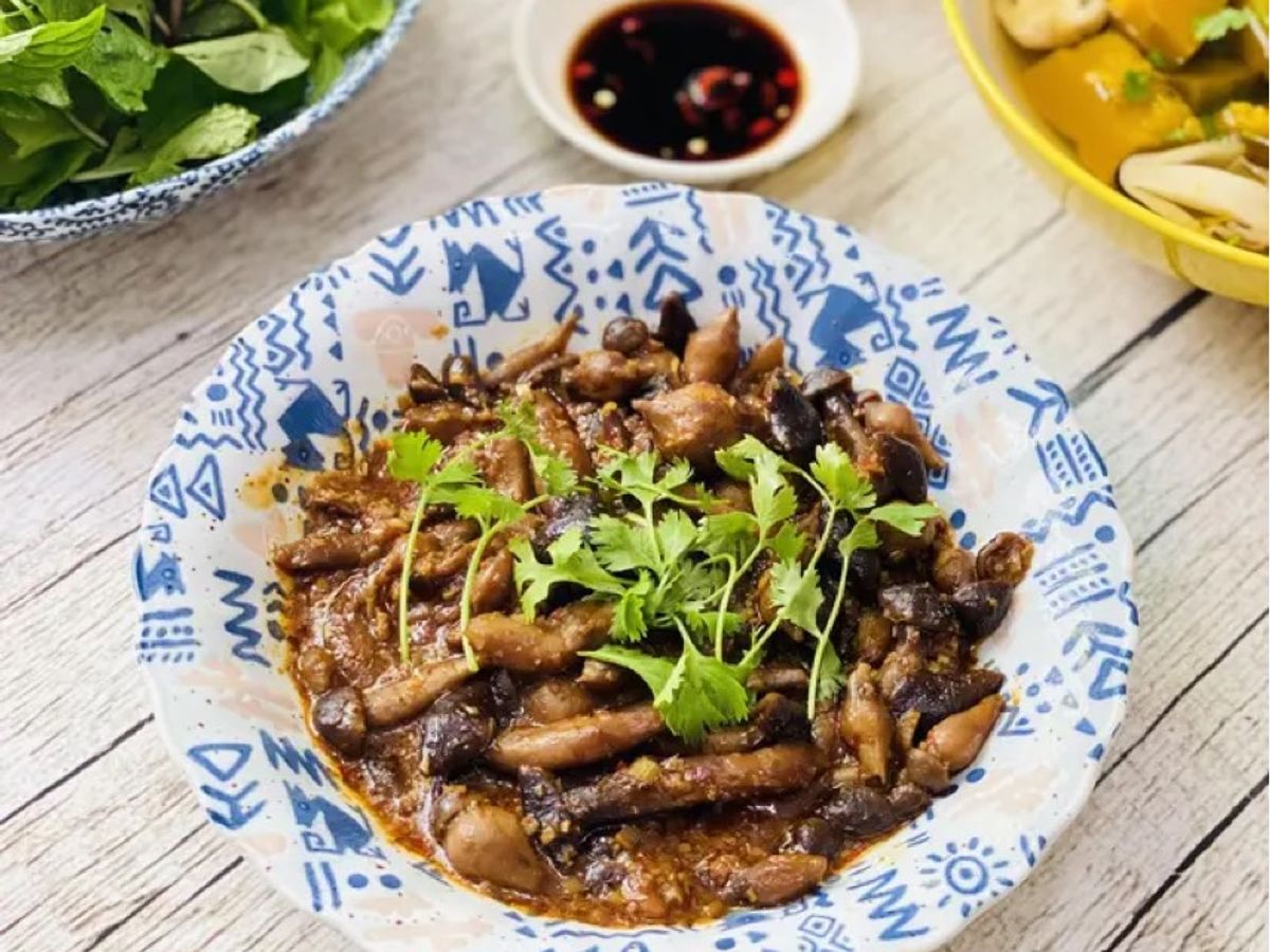 Nấm Mối Kho Sả Ớt