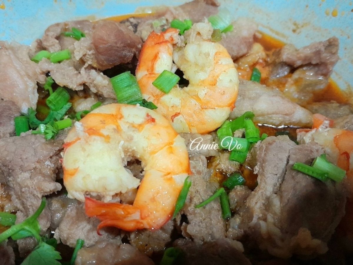 Tôm nõn rang thịt