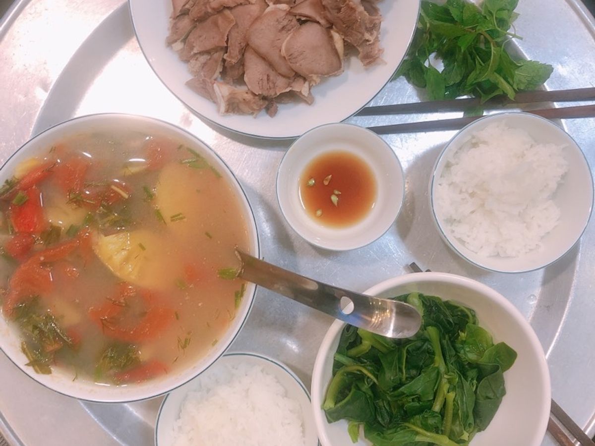 Mâm cơm nhỏ của Trang 40
